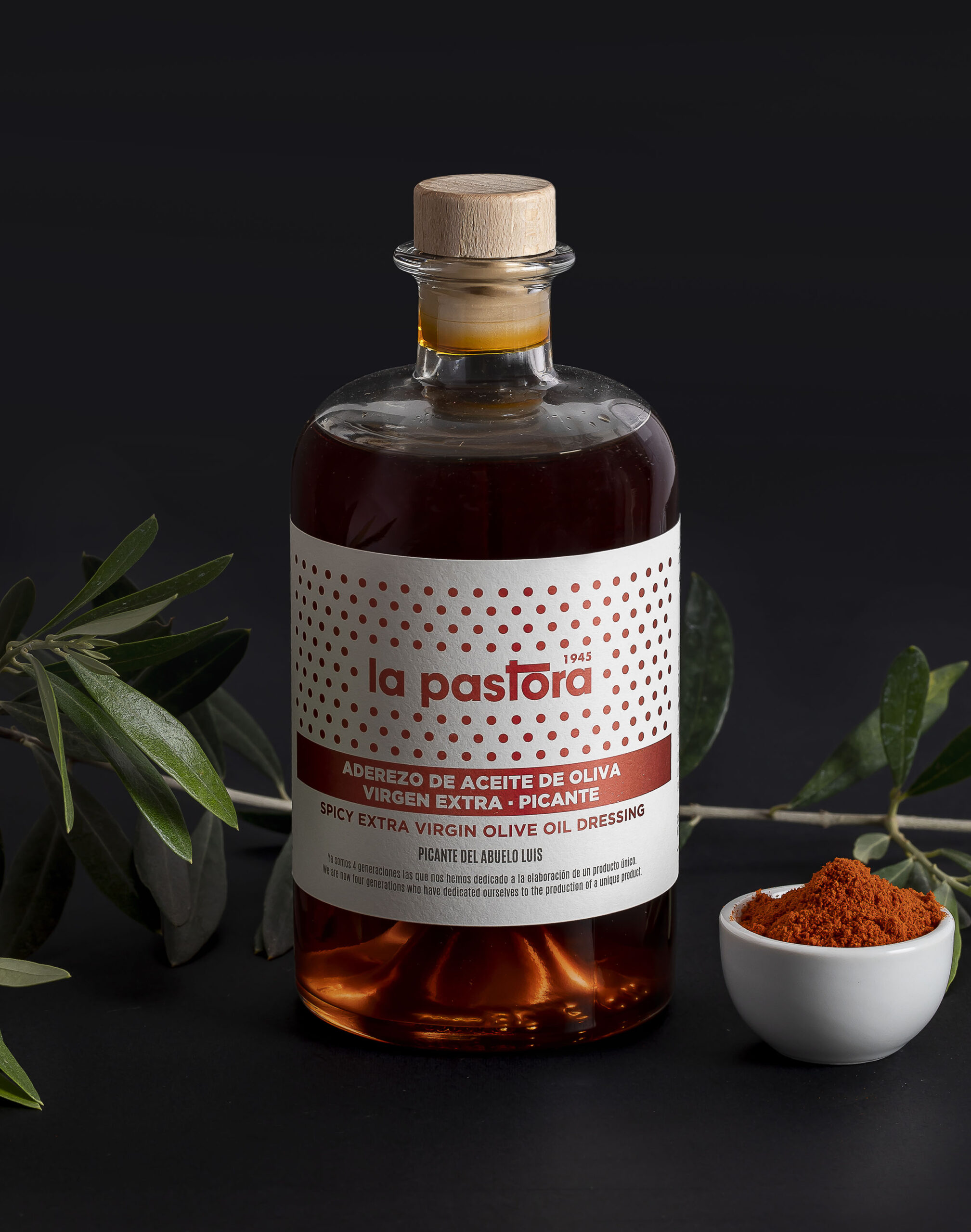 Aceite de Oliva Virgen Extra con Pimentón Picante