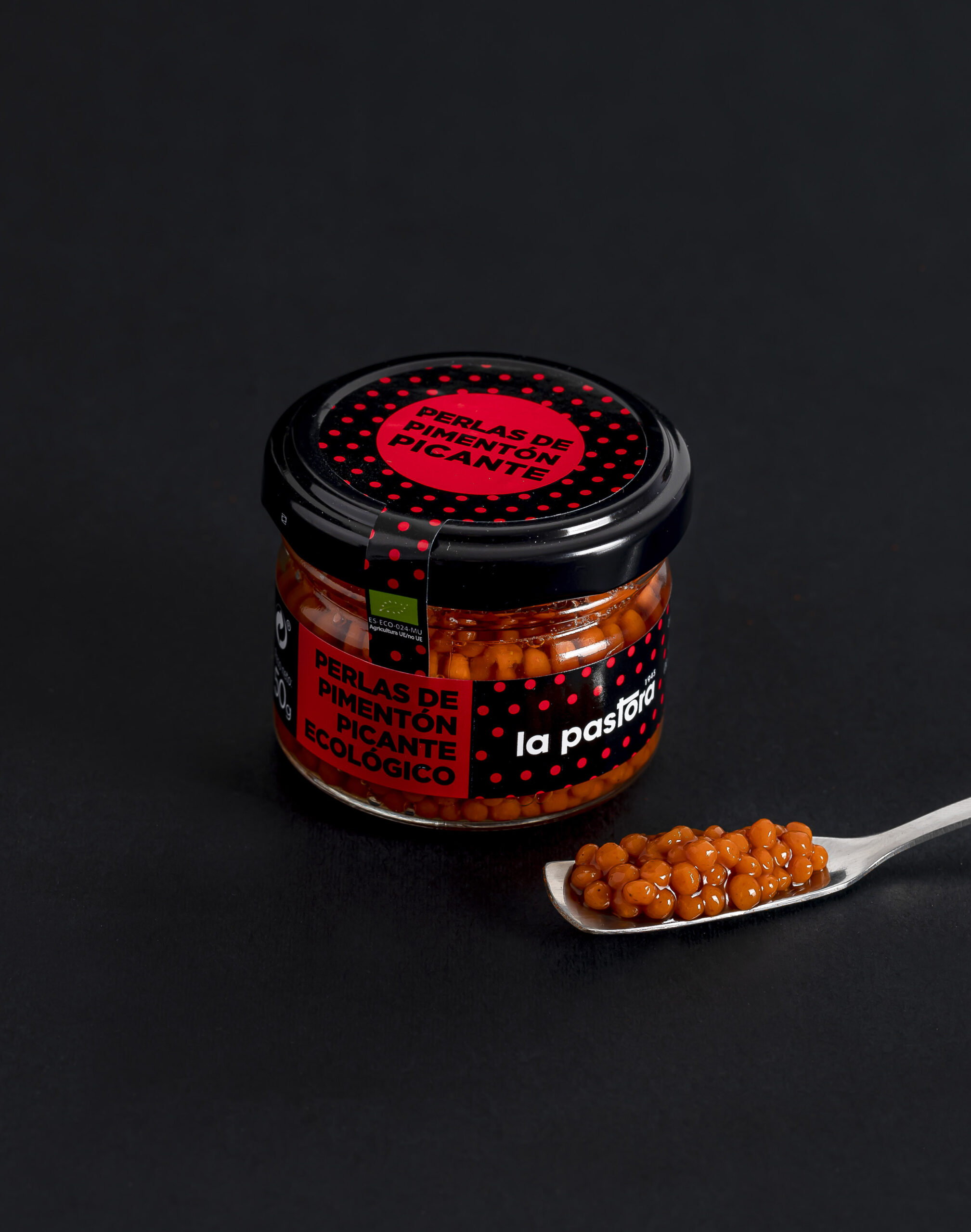 Perlas de Pimentón Picante Ecológicas – Tarro 50g